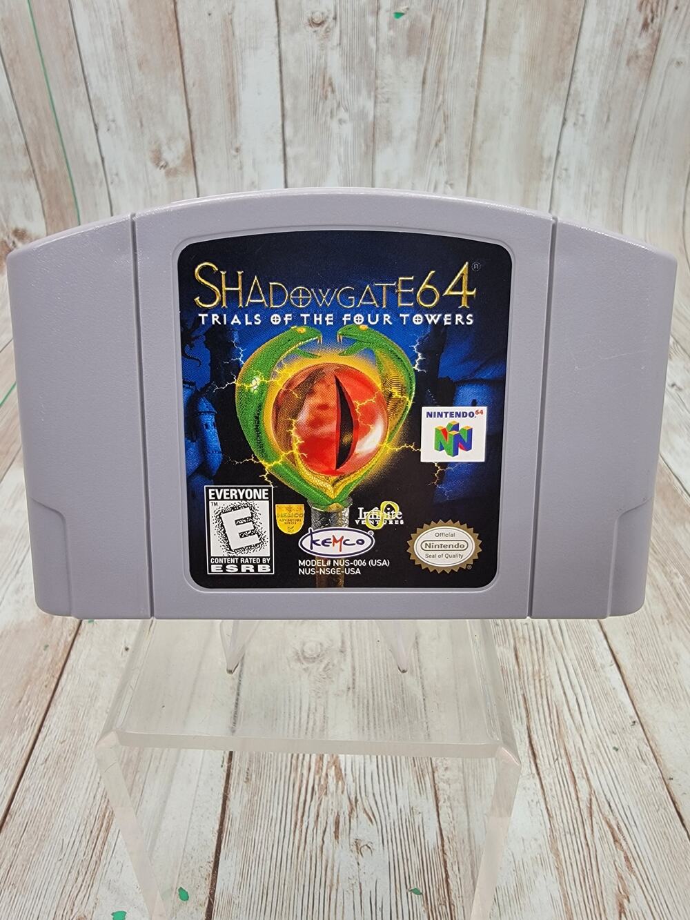 Shadowgate 64: Trials of the Four Towers Nintendo 64 1999 Authentic Cartridge